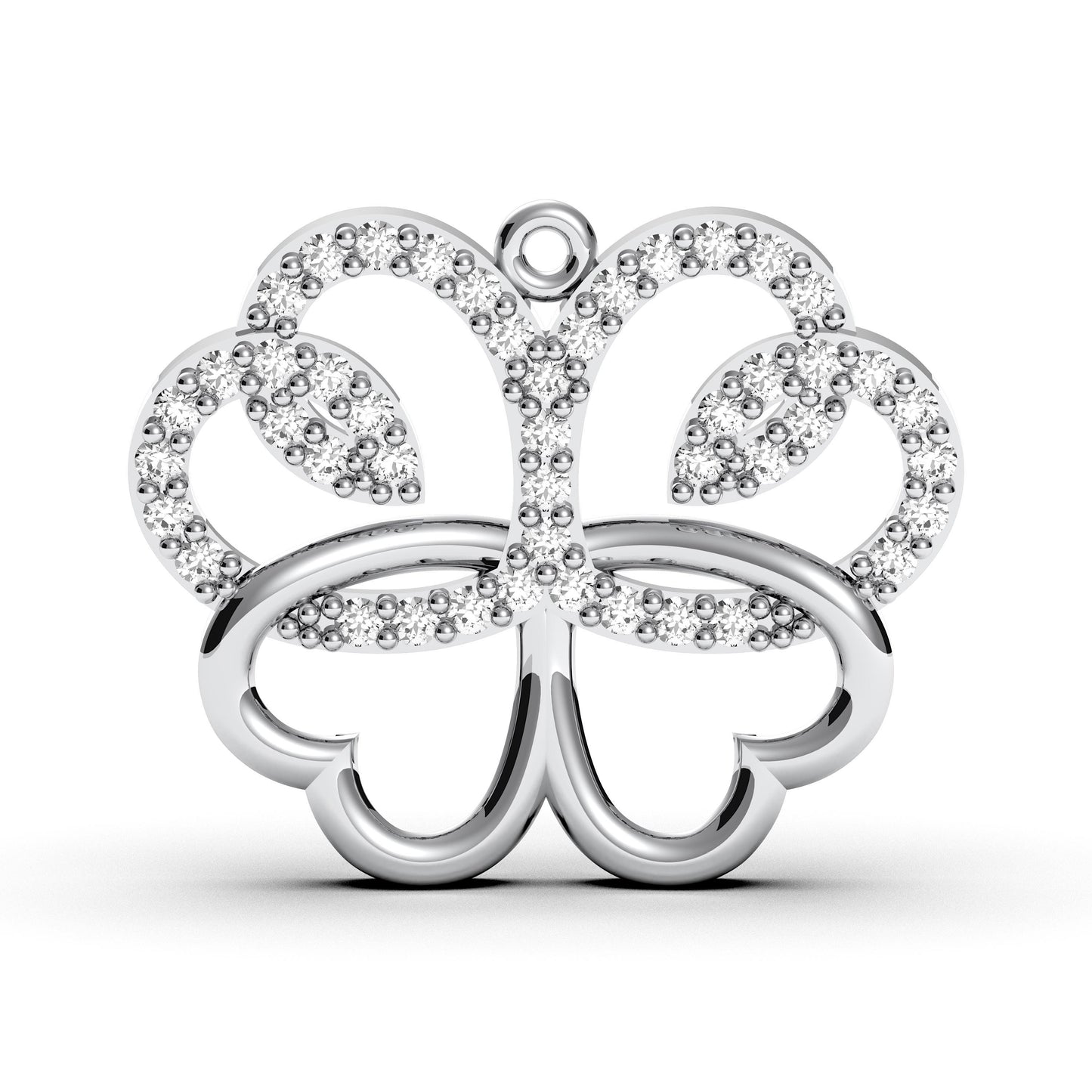 Sterling Silver Butterfly Pendant Necklace: CZ Transformation Charm